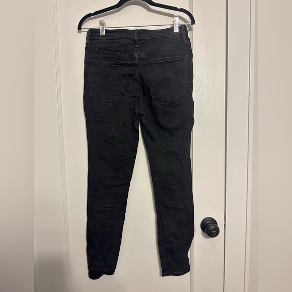 Jcrew black skinny high rise jeans - Picture 2 of 6